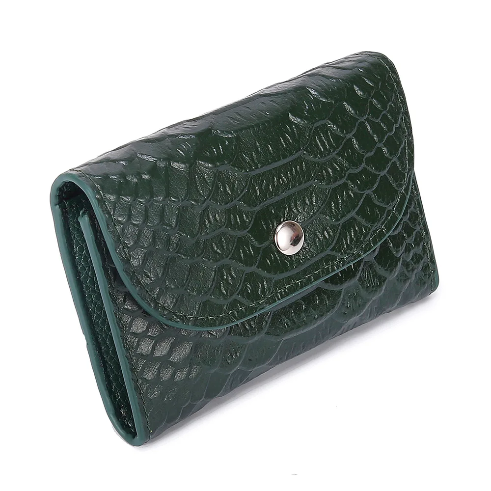 Alligator dark green Натуральная кожа Для женщин кошелек Для Мужчин's Для женщин Повседневное маленькие короткие мини кошельки тонкий бумажник портмоне держатель для карт, на молнии, карман для монет, сумочки известного бренда Carteira - Цвет: Alligator dark green
