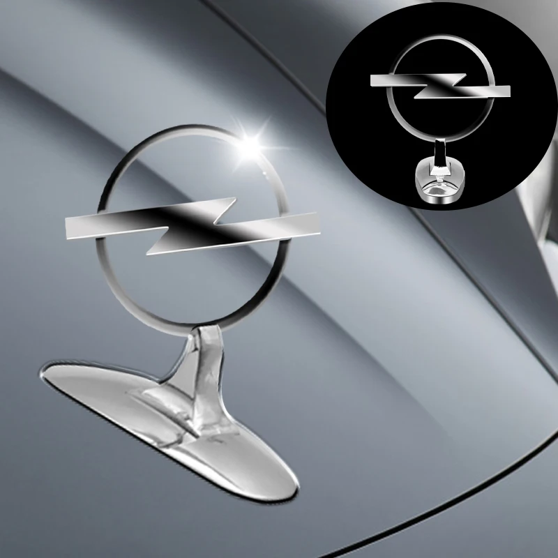 Передняя наклейка для автомобиля металлическая 3D вертикальная этикетка