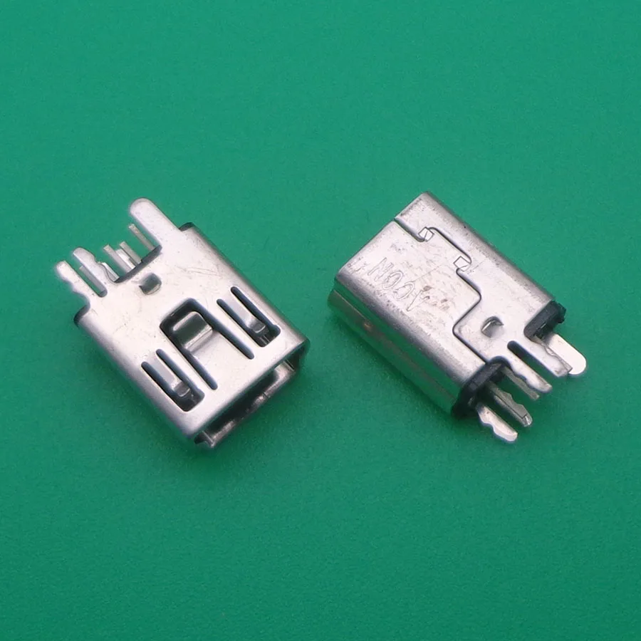 20 шт. мини USB Тип B Женский 5 Pin DIP вертикальное гнездо разъема ПП 180 градусов V3 Micro