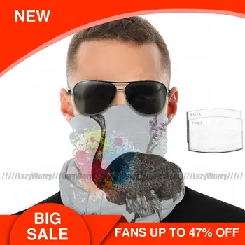 

Ostrich Mouth Face Mask I Wish I Were A Peacock Facial Mask for Adult Kawai Beautiful with 2 Filters Mask