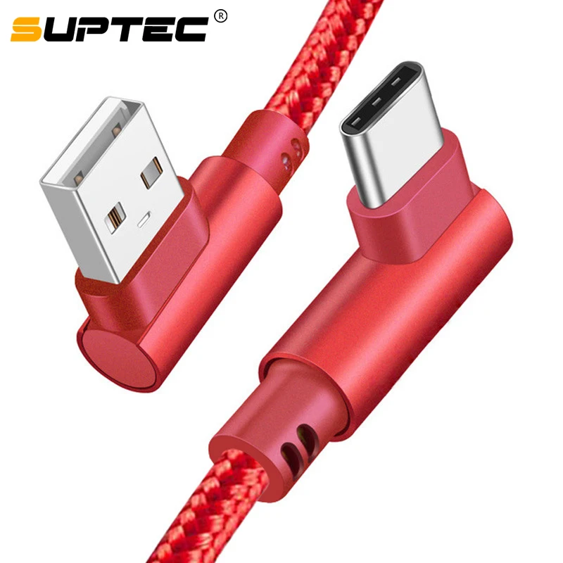SUPTEC 2.4A usb type C кабель для samsung S9 S8 Note 9 Быстрая зарядка type-C зарядный кабель для huawei P20 Xiaomi Mi 8 Oneplus 6 6t
