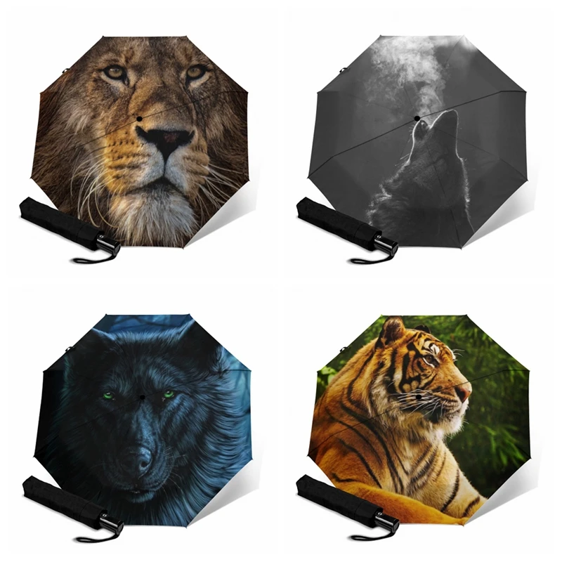 Прочный портативный Зонт Parapluie с автоматическим открыванием и закрытием