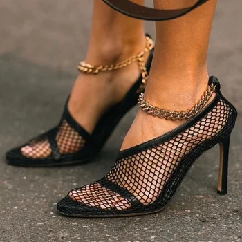 

new arrives brand women pumps shoes sexy thick high heels black shoes woman summer dress party office ladies shoes pumps size 43