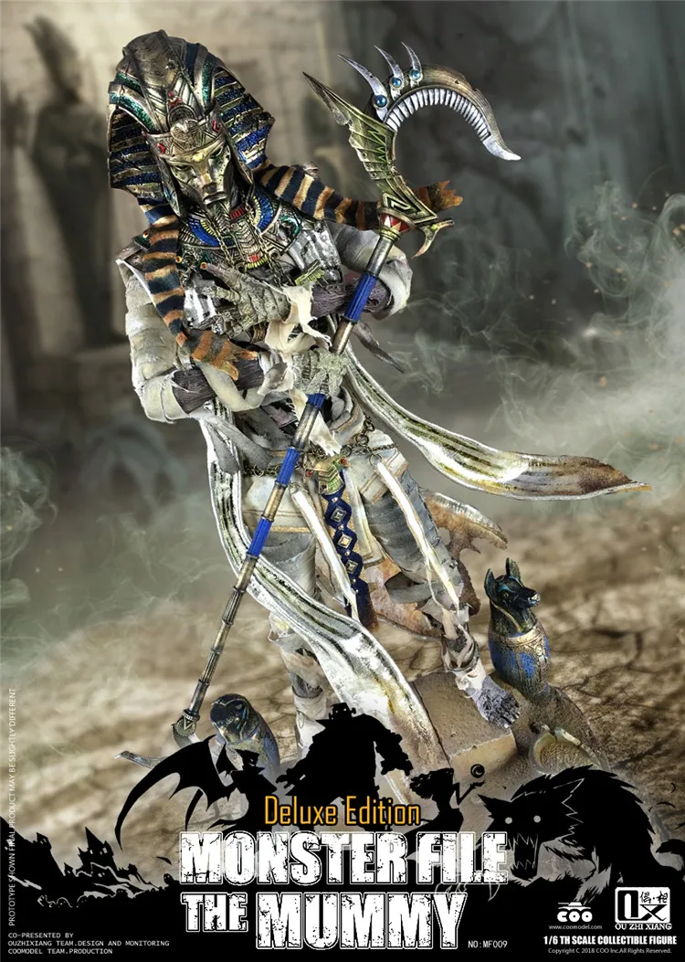 1/6 Коллекционная серия COOMODEL X OUZHIXIANG NO. MF009 MONSTER fill-MUMMY standard/Эксклюзивное Издание фигурка для фанатов подарки