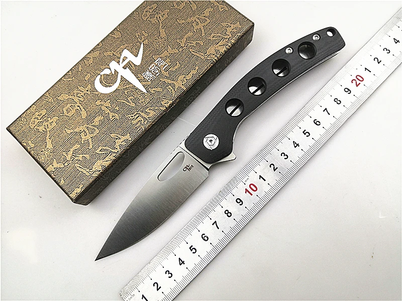 Cheap Brand CH CH3002 CH3530 folding knife D2 Blade flip ball bearing system G10 handle camping pocket knives EDC Tool outdoor knife