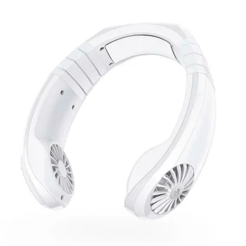 

USB Micro Portable 2 In 1 Air Cooler Mini Electric Air Conditioner Neck Fan Suitable For Traveling In Hot Weather
