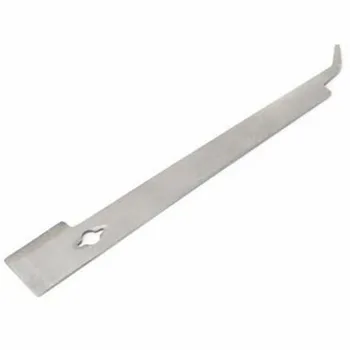 

1pc Beekeeping Hive Accessory Beekeeper J Shape Stainless Steel Scraper Tools Silver Useful