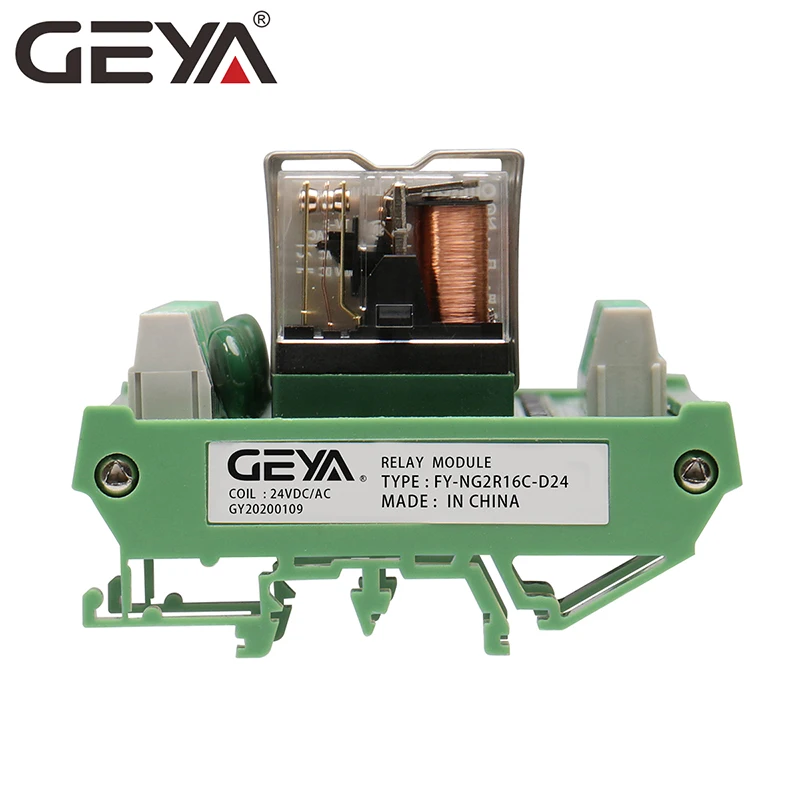 GEYA NG2R 16 канальный релейная плата 1NO 1NC din рейка релейный модуль оригинальный Omron