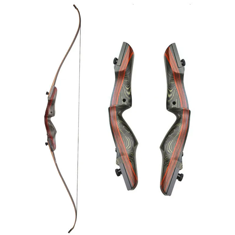 62" Takedown Recurve Bow 30-50lbs American Hunting Archery Wooden Bow Target 