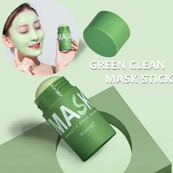 

Ibcccndc Face Mask Green Tea mud mask Control Deep Cleaning Blackhead Remover Purifying Shrinks Pores Nourishing Acne TSLM1