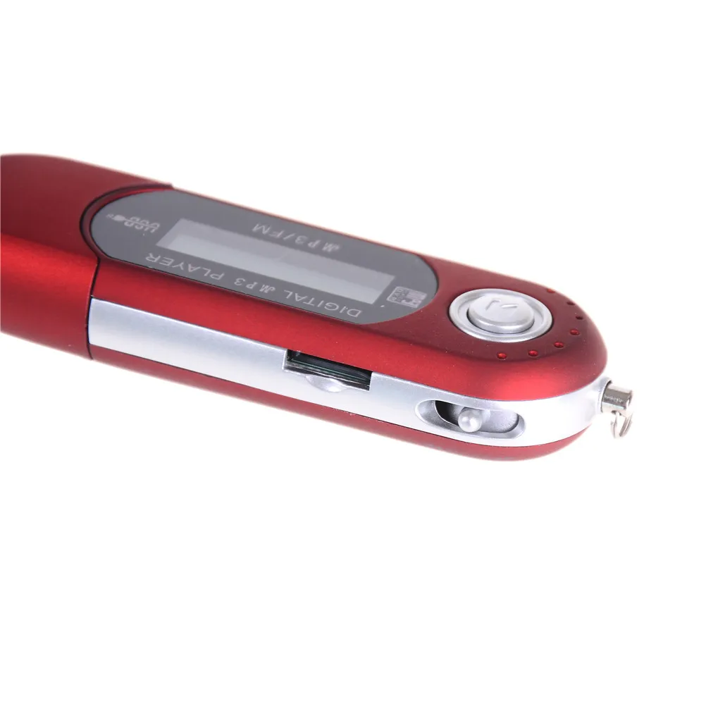 Горячий USB цифровой MP3-плеер светодиодный экран FM радио Поддержка TF карты максимальная емкость 32 Гб со встроенным 3,5 мм аудио выход Jack