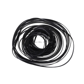 

50PCS 40-135MM Universal Mix Cassette Tape Machine Belts Assorted Common Flat Rubber Belt for Recorders Walkman CD DVD Drive