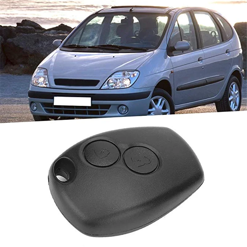 Чехол для ключа Renault Megane Modus Espace Laguna Duster Logan DACIA Sandero Fluence Clio Kangoo 2 кнопки