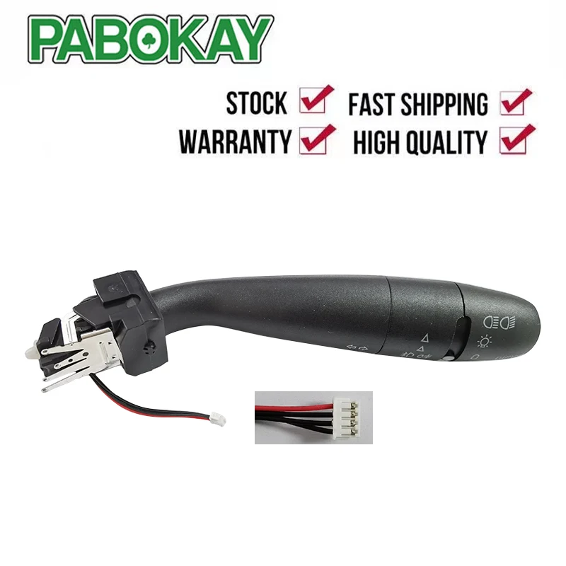 Car Steering Indicator Switch Stalk Turn Signal Headlight For Peugeot 206 207 307 301 308 3008 405 407 408 807 | Автомобили и