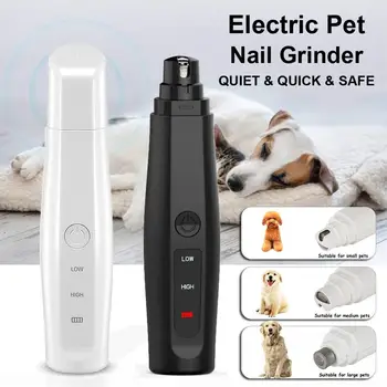 

Rechargeable Electric Dog Nail Grinder Pet Nail Clippers Painless USB Paws Nail Cutter Grooming Trimmer Cutter Dropshipping