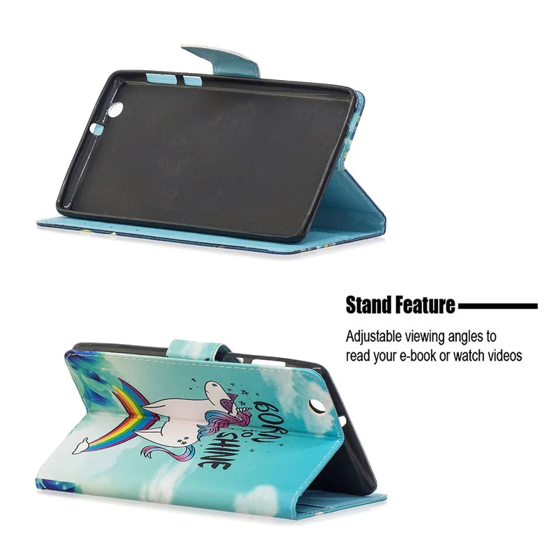 Чехол wekays для huawei T3 7,0 3g Мультфильм кожаный чехол для huawei MediaPad Медиа Pad T3 7,0 3g версия BG2-U01 7 дюймов чехол Чехол