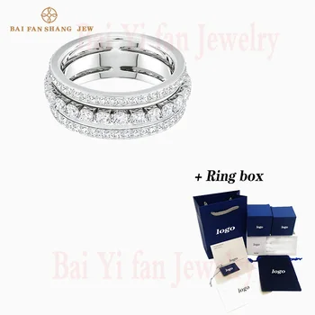 

Fashion SWA New FURTHER RING Fresh Round Transparent Crystal Line Pattern Crystal White Gold Female Engagement Ring Jewelry Gift