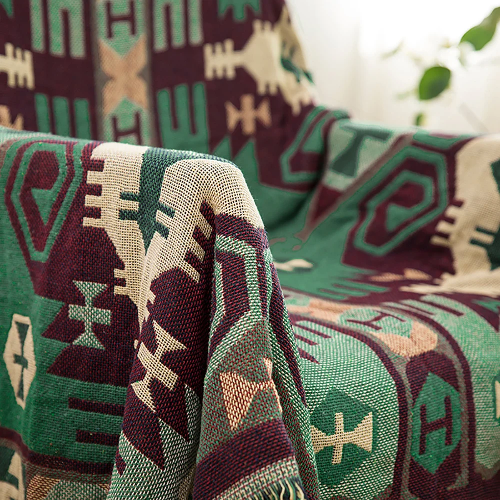 Multi-Function Soft Cotton Cloth Dustproof Throw Rug Couch Sofa Chair Blanket Slipcover Portable Travel Blankets