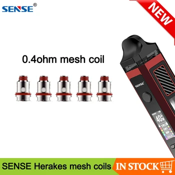 

Original SENSE Herakles 0.4ohm mesh coil Replacement Coil Head For SENSE Herakles Mod Pod Vape Kit