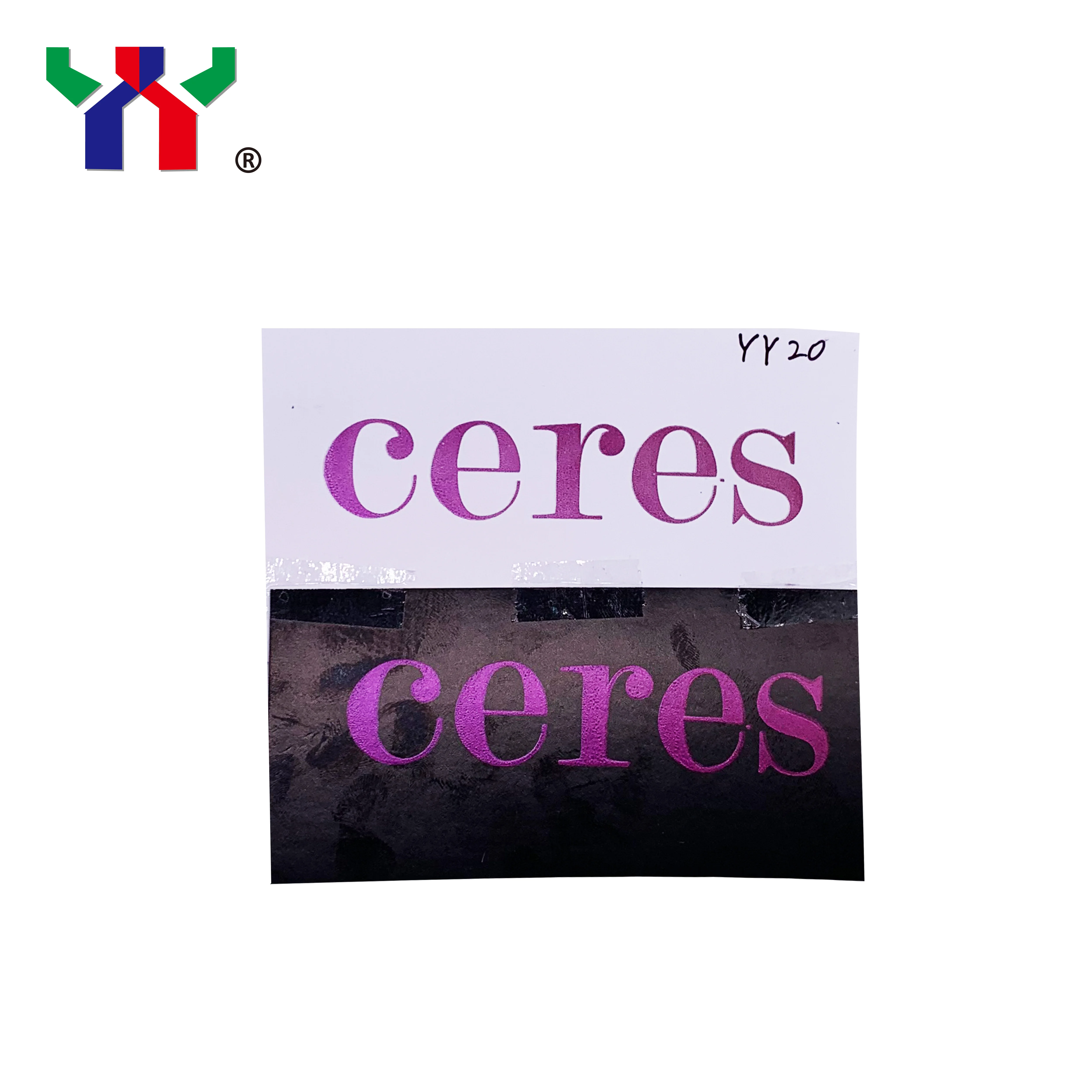 Область печати Ceres на основе растворителя оптические переменные чернила, 100 г/бутылка, YY 20 Фиолетовый Красный до зеленого золота