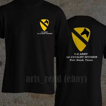 

2020 US Army 1st Cavalry Division Fort Hood Texas Veteran T-Shirt First Team