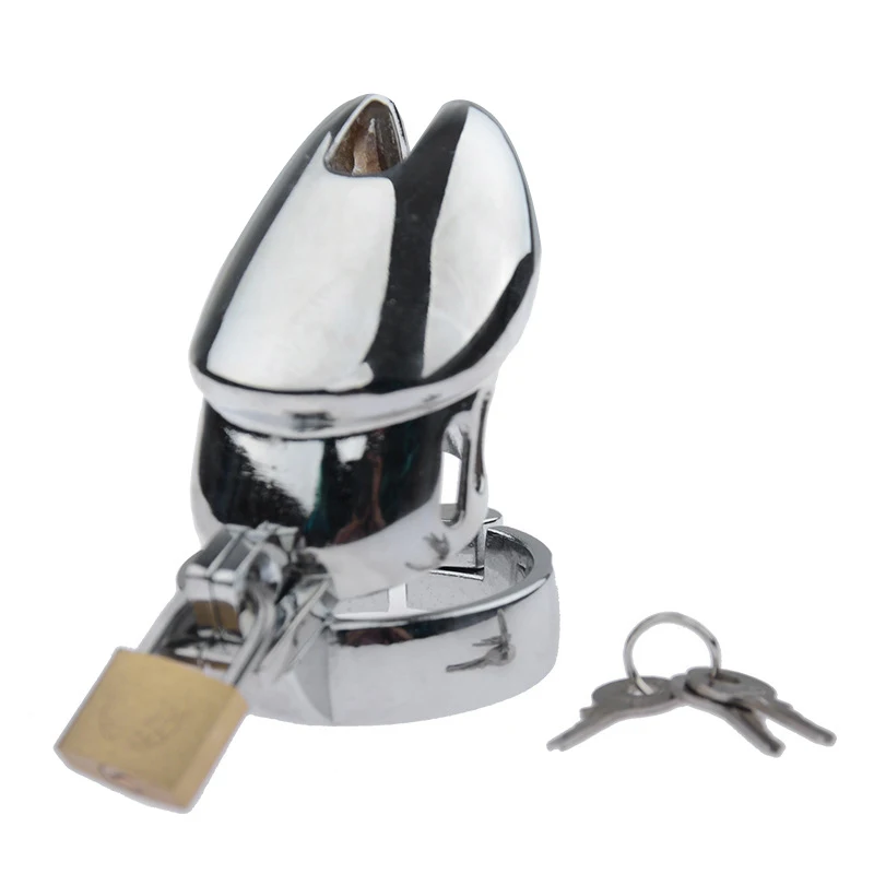 Men Male Chastity Device Lock Metal Cage Cock Hollow Breathable Toy Adult Product All-shipping | Красота и здоровье