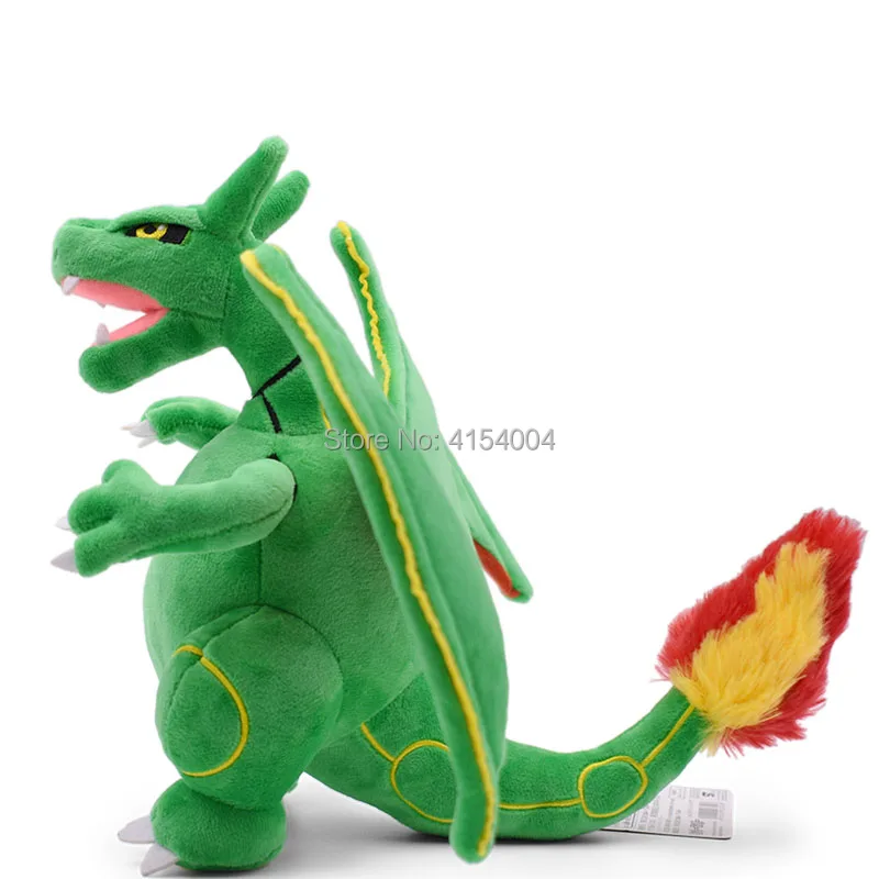 25 см горячая Распродажа Мультяшные плюшевые игрушки Rayquaza Charizard Evolution чучело плюшевое животное Peluche PP хлопок Рождественский подарок для детей