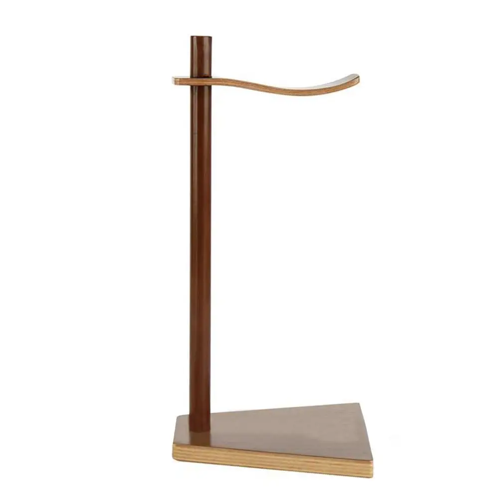 Earphone Bracket Head mounted Innovative Solid Wood Headphone Display Rack Hanger Holder Stand for Headset Earbuds