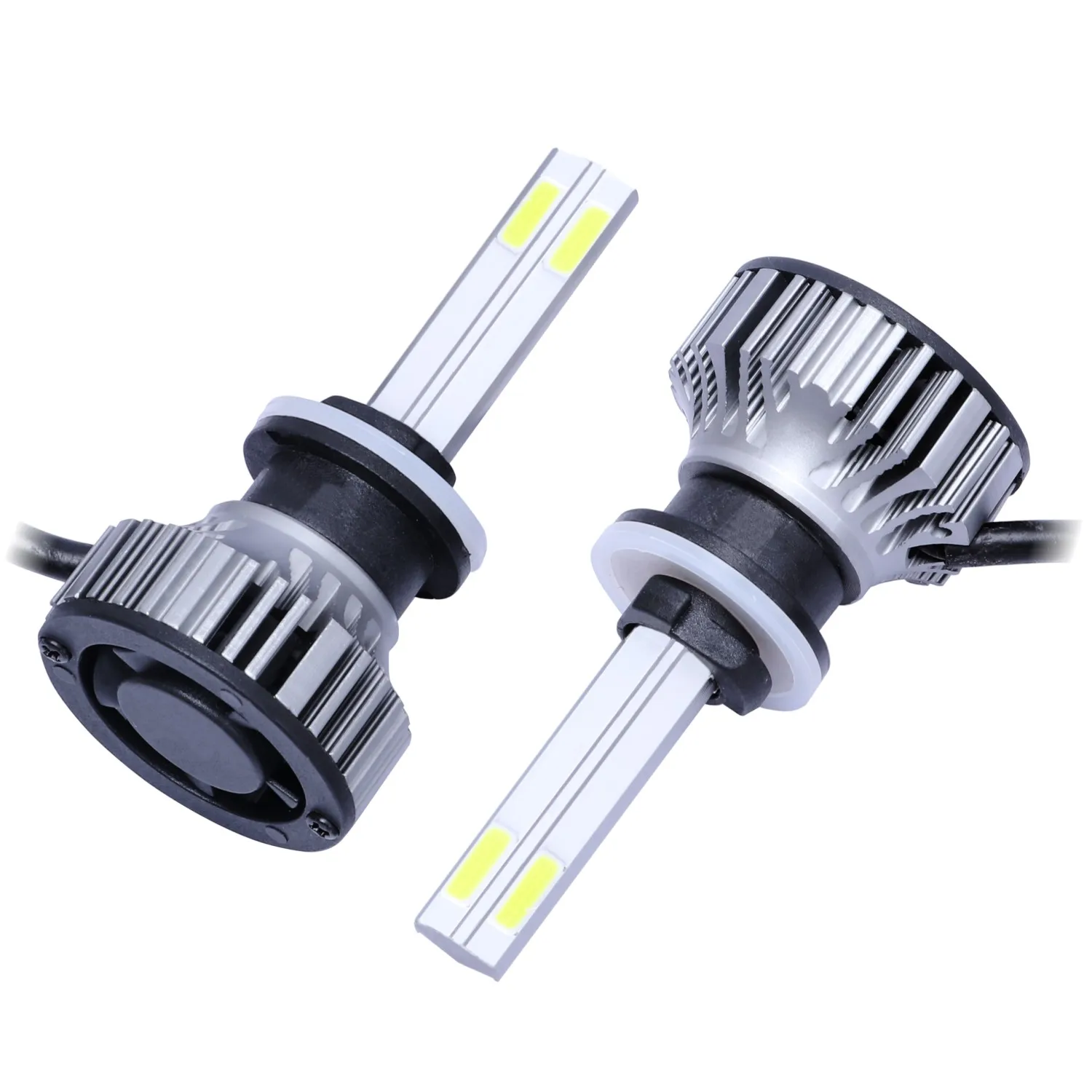 

1 Pair X15-COB Car Vehicle Automobile LED Front Lights Bulbs Lamps Aviation Aluminum Headlight 880/881 IP67 50*40mm