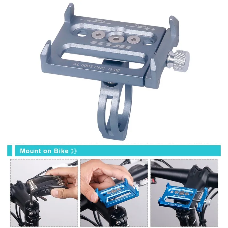 GUB G-86 High-quality Durable Portable Practical bike scooter bracket Suitable For xiaomi Millet Bicycle Mobile Phone Holders