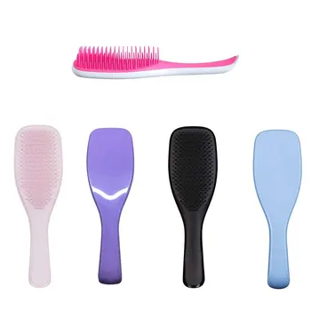 

Portable Dexterous Long Handle Comb Wet And Dry Comb Solid Color Combs Hair Combs Hairdressing Tools