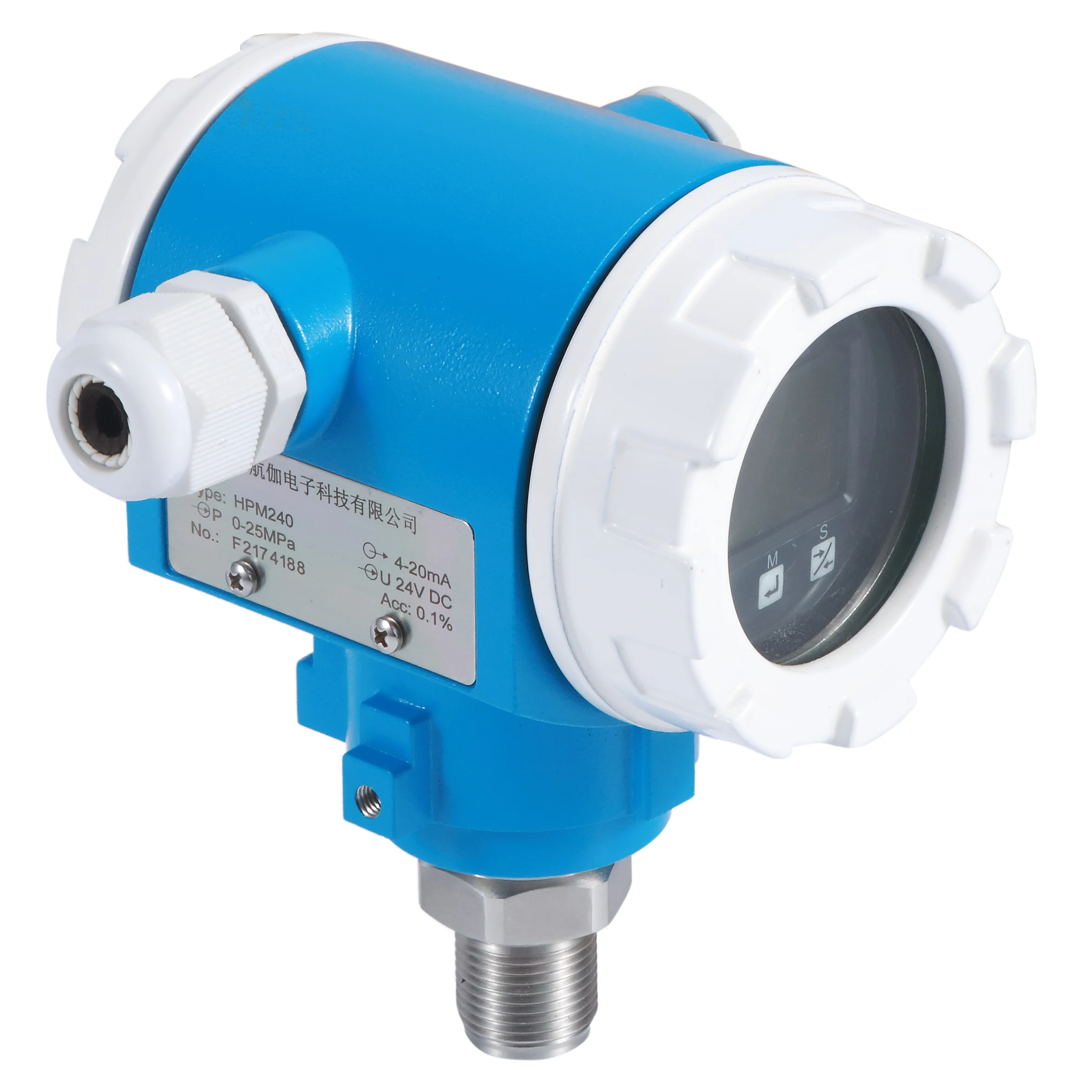 

4-20ma 0 to 100 mbar low price OEM LED display water pressure sensor