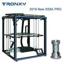 Tronxy X5SA Pro 3d принтер Модернизированный Titan экструдер двухосевой направляющей сборная пластина возврат сбоя питания печать DIY комплект