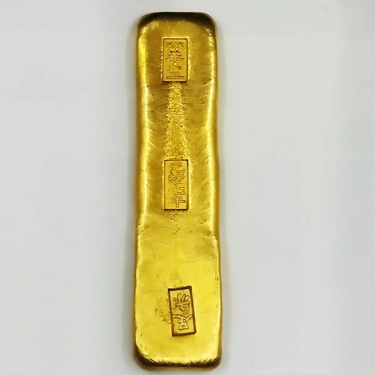 

Qing Dynasty gold strips antique home decoration ornaments