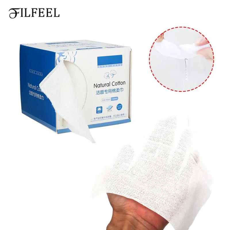 

18m Cotton Disposable Facial Towel Travel Cleansing Wipes Makeup Cotton Remover Soft Pads Face Skin Compressed Cleansing Towels