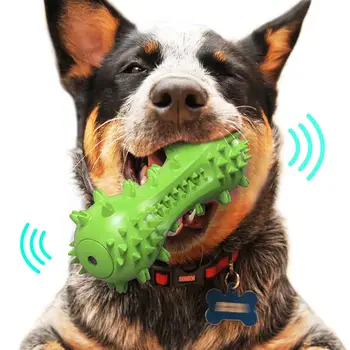 

Puppy Chew Squeaky Toy Teeth Cleaning Interactive Toy Wear-resistant Dog Puppy Chew Squeaky Toy Teeth Cleaning Tool PetAccessory