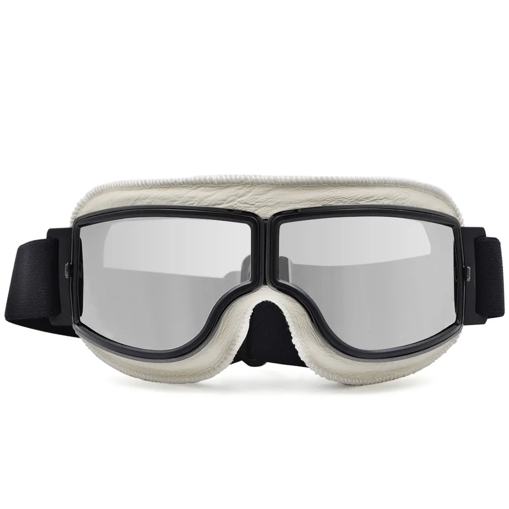 Brand Vintage Glasses Retro Motorcycle Cruiser Goggles Glasses Motocross Scooter Moto Helmet Goggles
