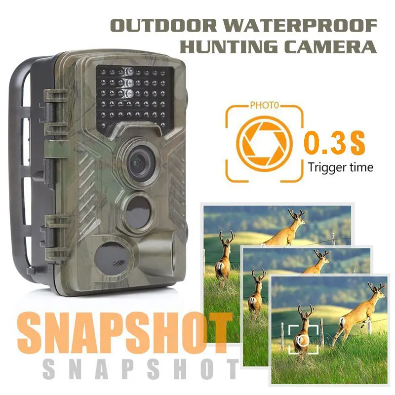 Trail camera ИК-камера для охоты, фотосъемка, кемпинг, ночное видение, 0,2 s, 16 МП, фотосъемка, животное, портативный видеорегистратор