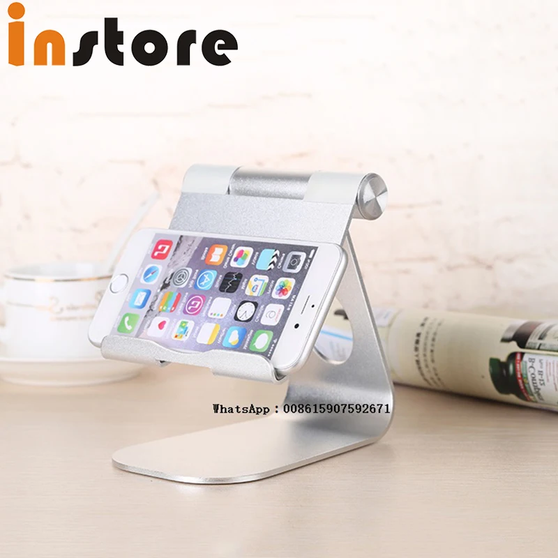 4 Pcs Most Popular Universal Tablet Aluminum Alloy Display Base Rack Holder Stand For PAD Cellphone