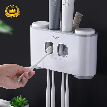 

New Multifunctional Portable Plastic Toothbrush Holder Cup Organizer Toothbrush Storage Rack Wash Suit Bathroom Accessories YDHS
