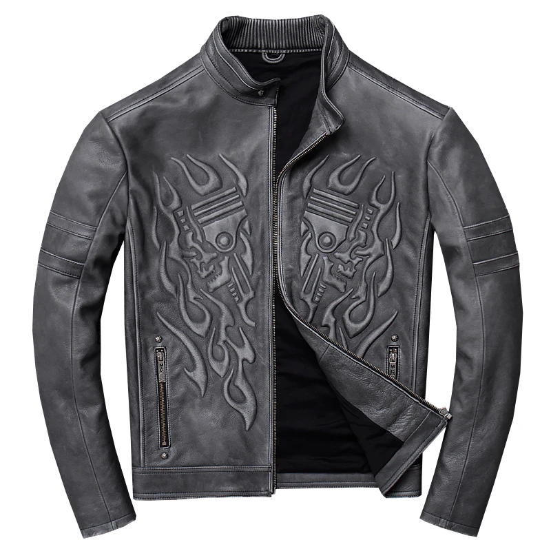 経典ブランド URBANBARON アーバンバロン 牛革 ジャケット バイク