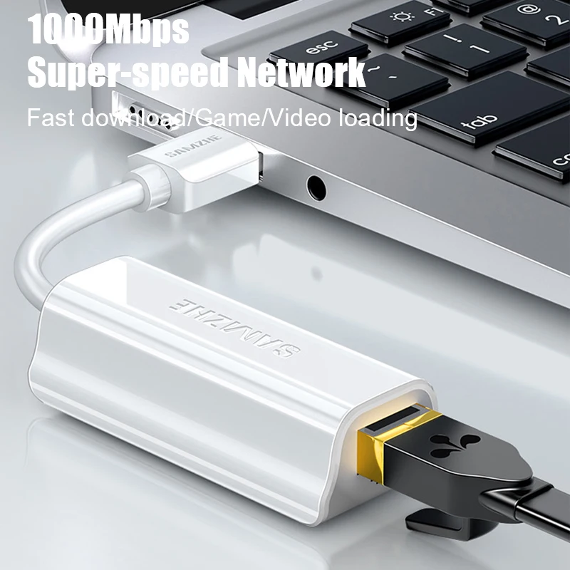SAMZHE USB в Ethernet адаптер 3 0 2 к RJ45 Lan сетевая карта для ноутбука Android Mac iOS Apple компьютер