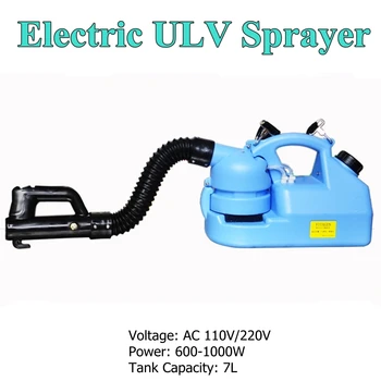 

7L Electric ULV Sprayer Mosquito Killer Disinfection Machine Insecticide Atomizer Fight Drugs Electric Intelligent Fogger