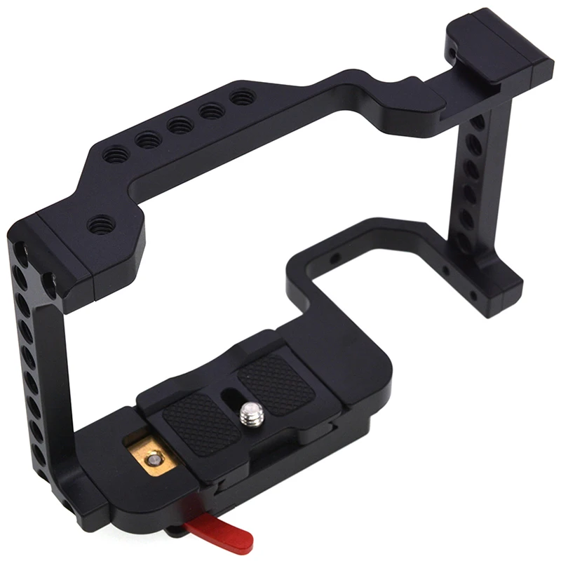 

New Aluminium Alloy Cage Extension Frame for SONY A6000 A6300 A6400 A6500 Mirrorless Camera Handle Cage