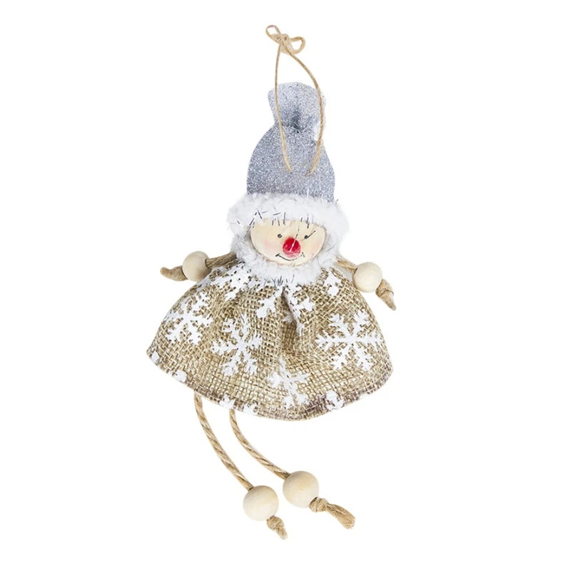 Мини милый ангел Снеговик кукла настенный дверной подвесной Декор мягкие Рождественские елки украшения милые подарки для детей Z - Цвет: 5