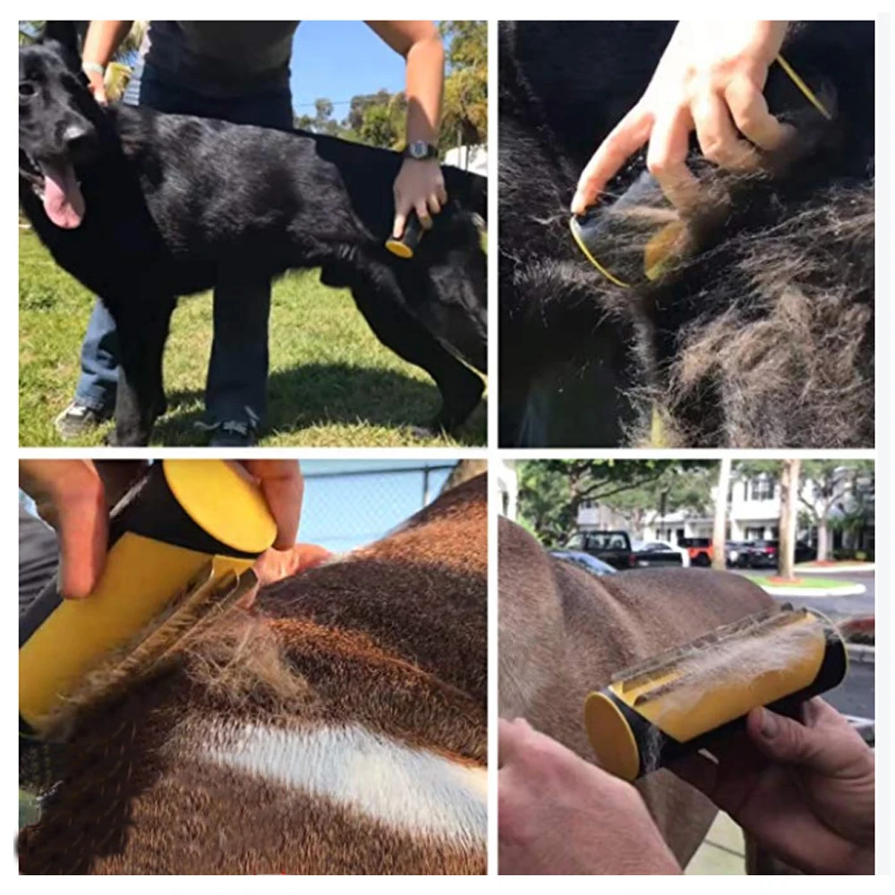 Расческа для удаления волос для собак, уход за домашними животными, расческа для удаления волос, щетка для чистки кошек, аксессуары для домашних животных