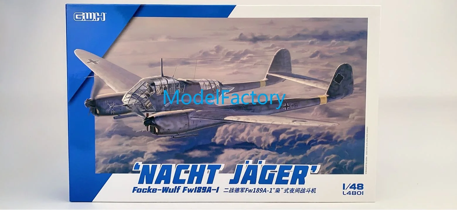 

Немецкий набор моделей ночного истребителя Великая стена хобби L4801 1/48 времен Второй мировой войны Fw 189A-1