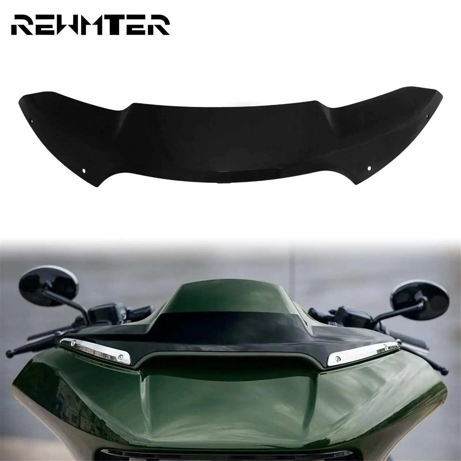 Motorcycle Front Windscreen Fairing Wind Deflectors Windshield For Harley Touring Road Glide FLTRX Special 2015-2021 FLTRUSE | Автомобили