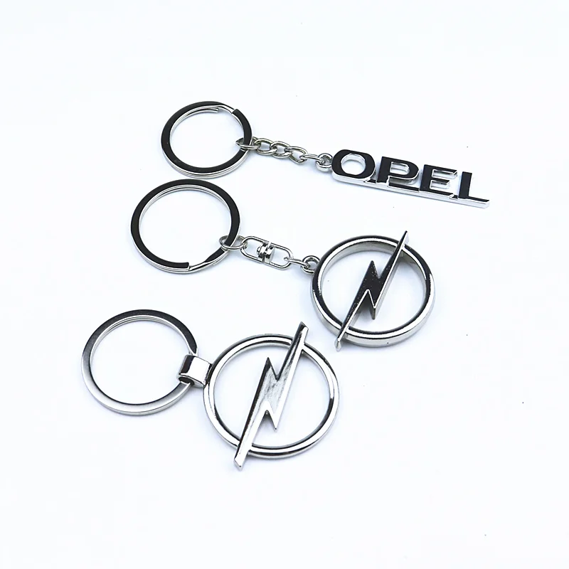 

3D Metal Emblem Car Key Ring For For Opel Astra H G J Insignia Mokka Zafira Corsa Vectra C D Antara Keychain Car Accessories
