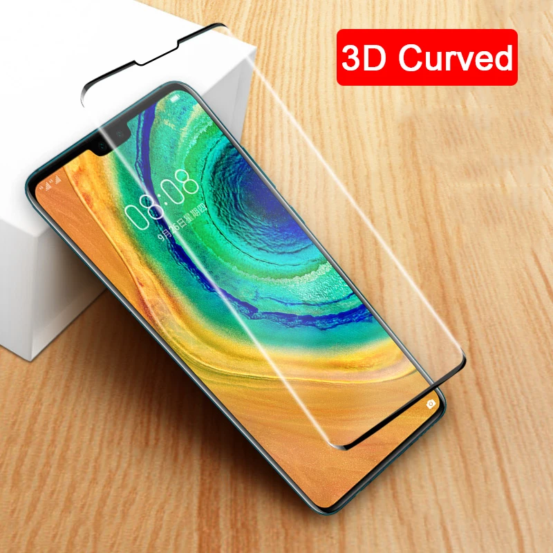 

3D Curved Tempered Glass on for Huawei Mate 20 P30 Lite 30 Pro p30pro p30lite Mate20 mate30pro Screen Protector Protective Film